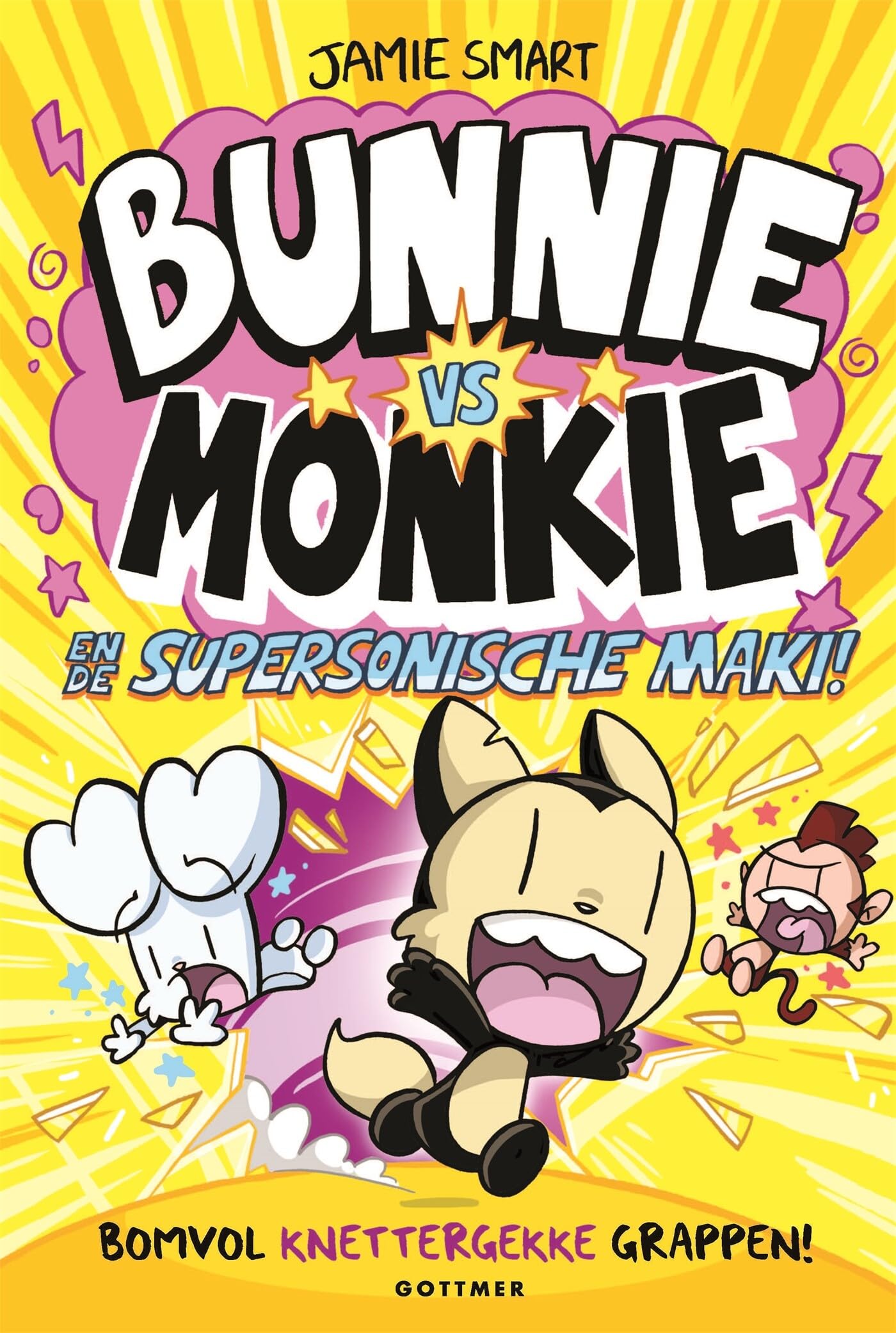 Gottmer Uitgevers Groep - Bunnie vs Monkie en de supersonische maki!