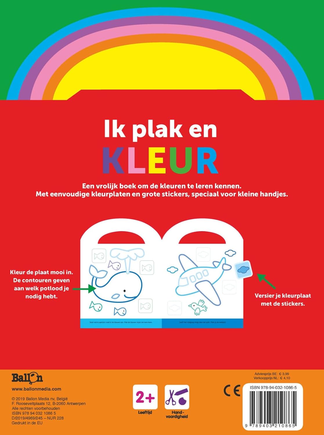 Ik plak en kleur 2+