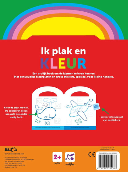 Ik plak en kleur 2+