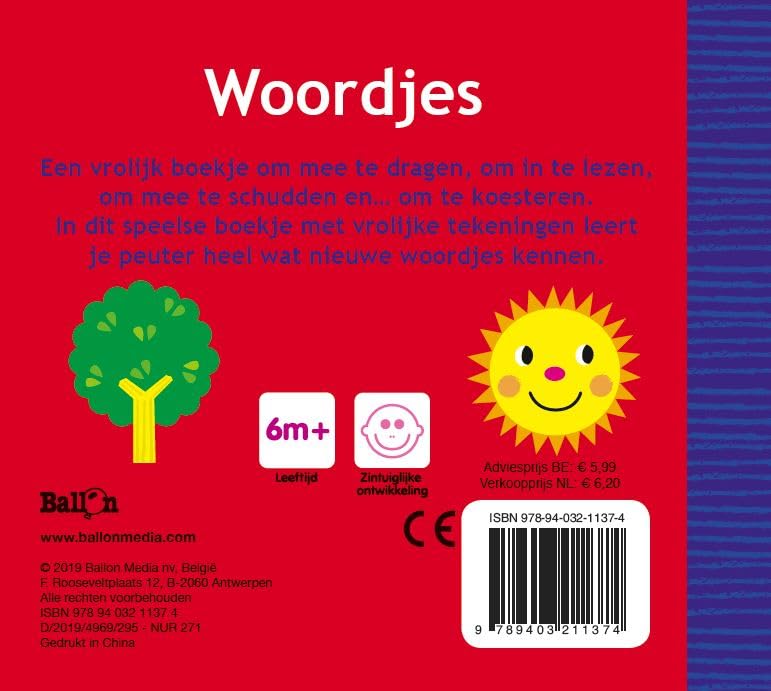 Standaard Uitgeverij - Mijn Rammelaarboekje - Woordjes 6m+