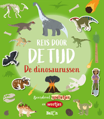 Standaard Uitgeverij - Stickerboek Reis Door de Tijd - De Dinosoaurussen