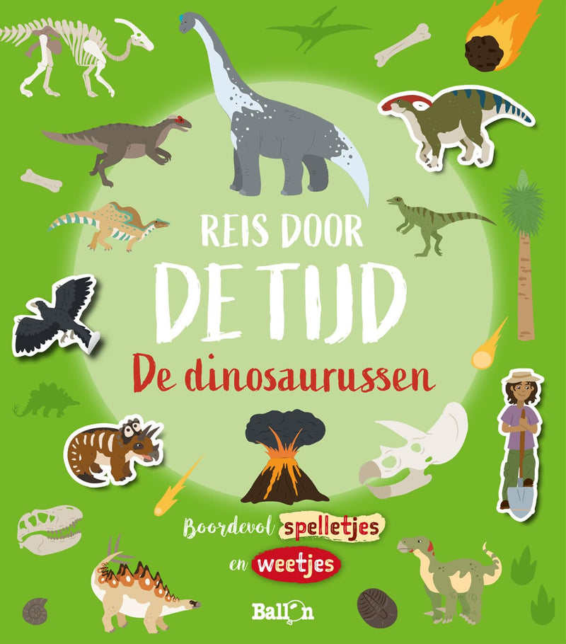 Standaard Uitgeverij - Stickerboek Reis Door de Tijd - De Dinosoaurussen