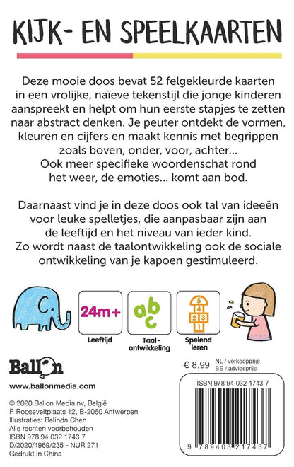 Standaard Uitgeverij - Kijk- en Speelkaarten - Mijn 100 eerste begrippen