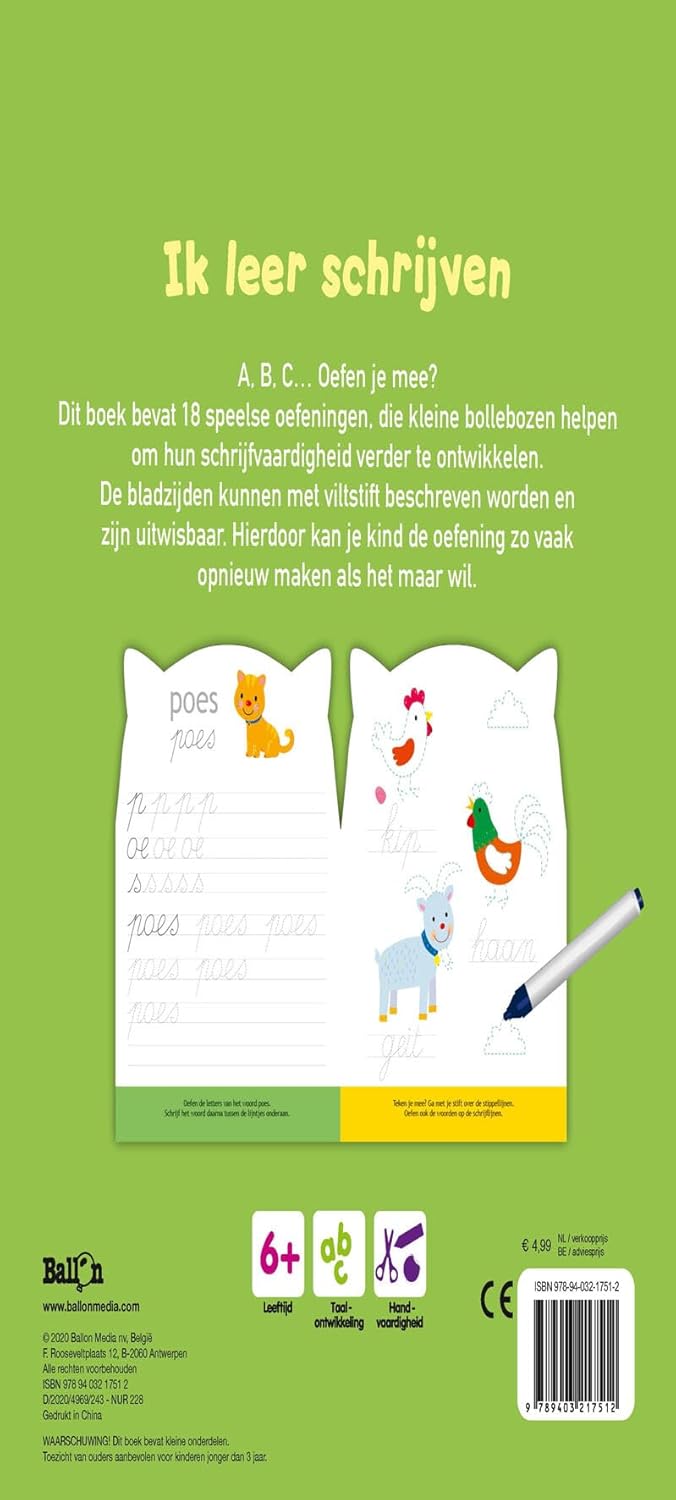 Standaard Uitgeverij - Ik Leer Schrijven 6+