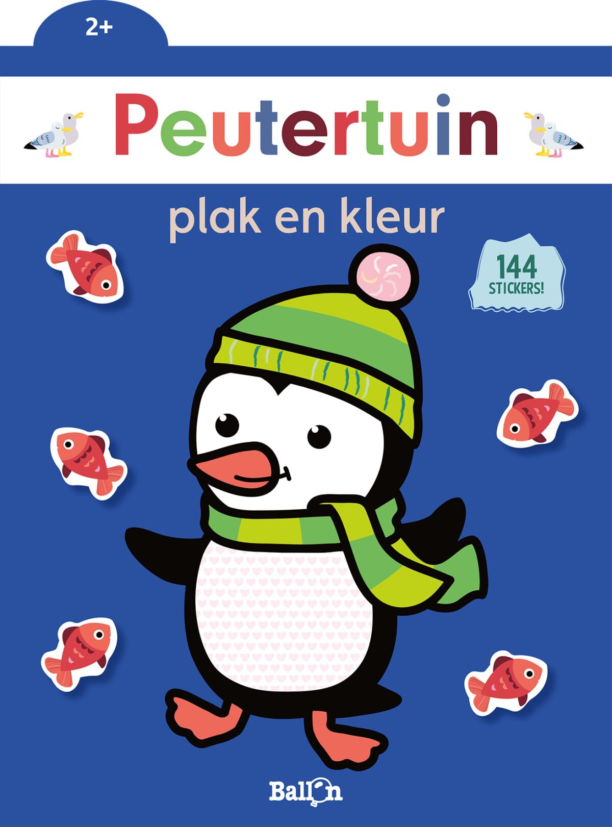 Standaard Uitgeverij - Plak en Kleur Peutertuin Pinguin 2+
