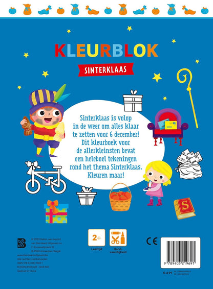 Standaard Uitgeverij - Kleurblok Sinterklaas