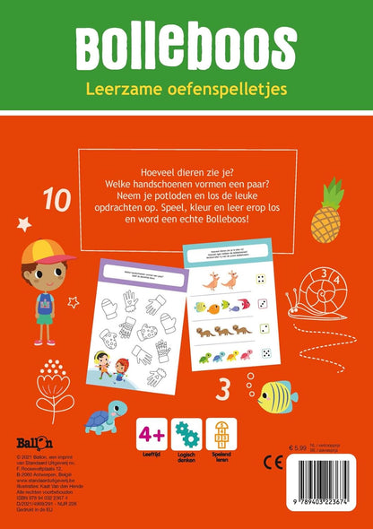 Standaard Uitgeverij - Bolleboos - Leerzame oefenspelletjes (4+)