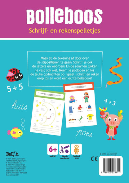 Standaard Uitgeverij - Bolleboos - Schrijf- en rekenspelletjes (6+)