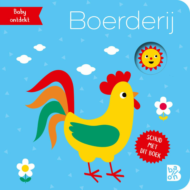 Standaard Uitgeverij - Mini Schudboekje Met Rammelaar - Boerderij