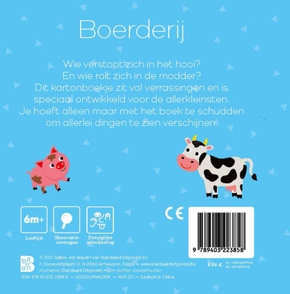 Standaard Uitgeverij - Mini Schudboekje Met Rammelaar - Boerderij