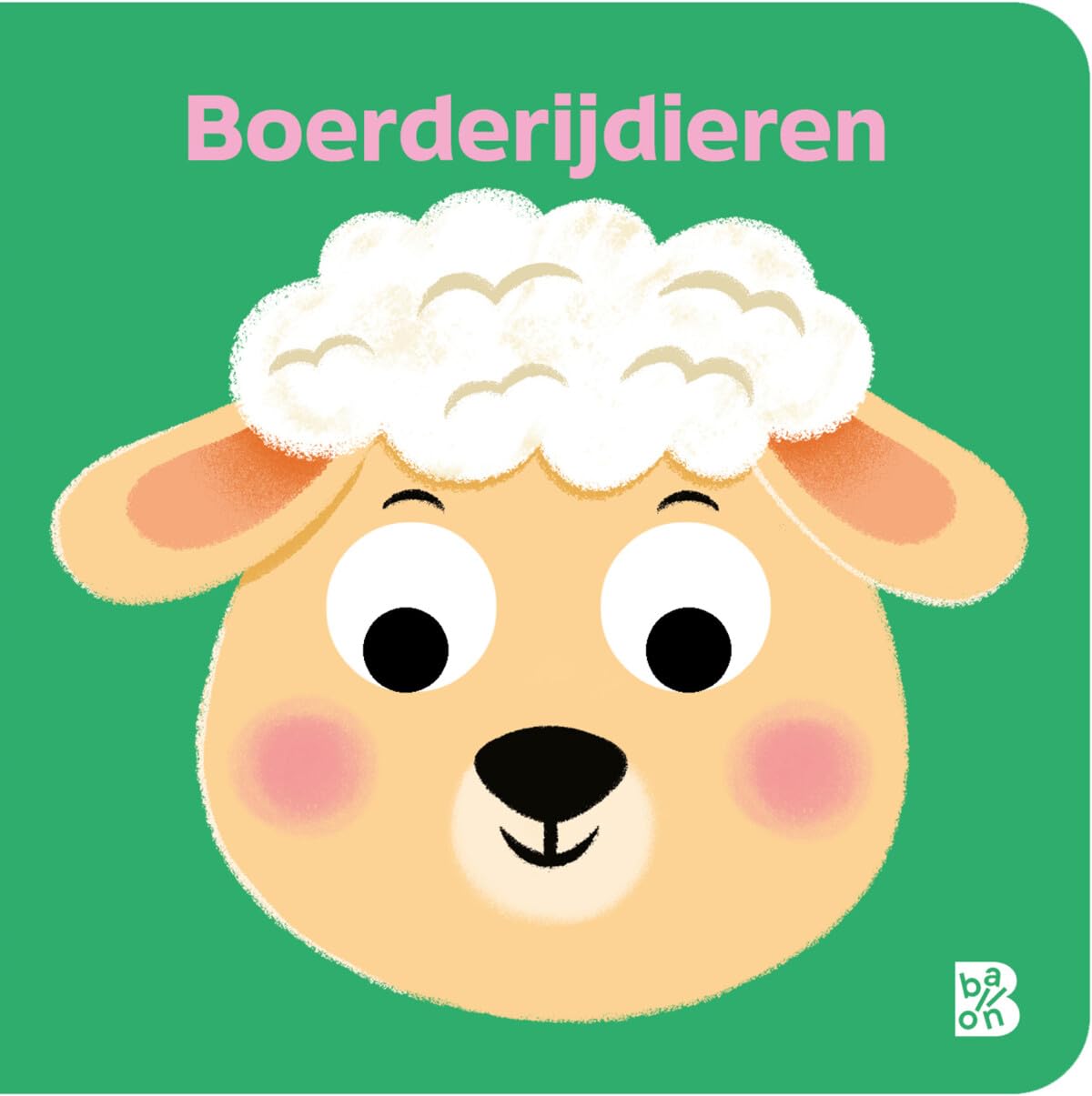 Standaard Uitgeverij - Boerderijdieren - Kartonboek met Wiebeloogjes