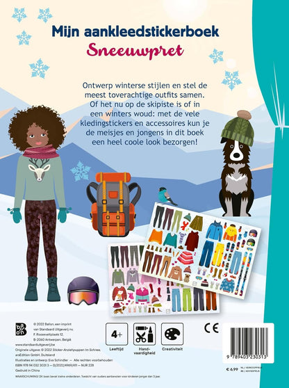 Standaard Uitgeverij - Mijn aankleedstickerboek - Sneeuwpret