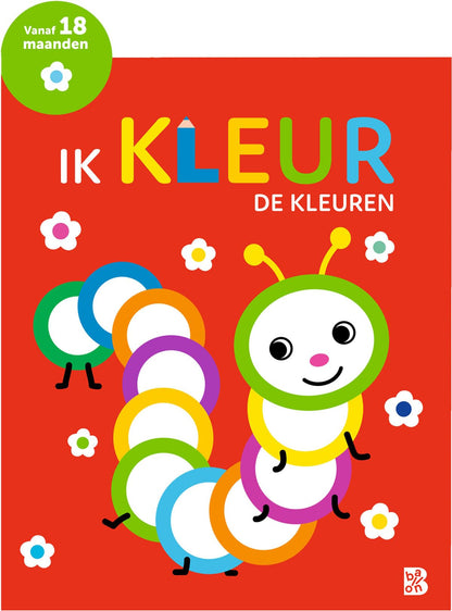Standaard Uitgeverij - Mijn Allereerste Kleurboek - Ik kleur De Kleuren 18m+