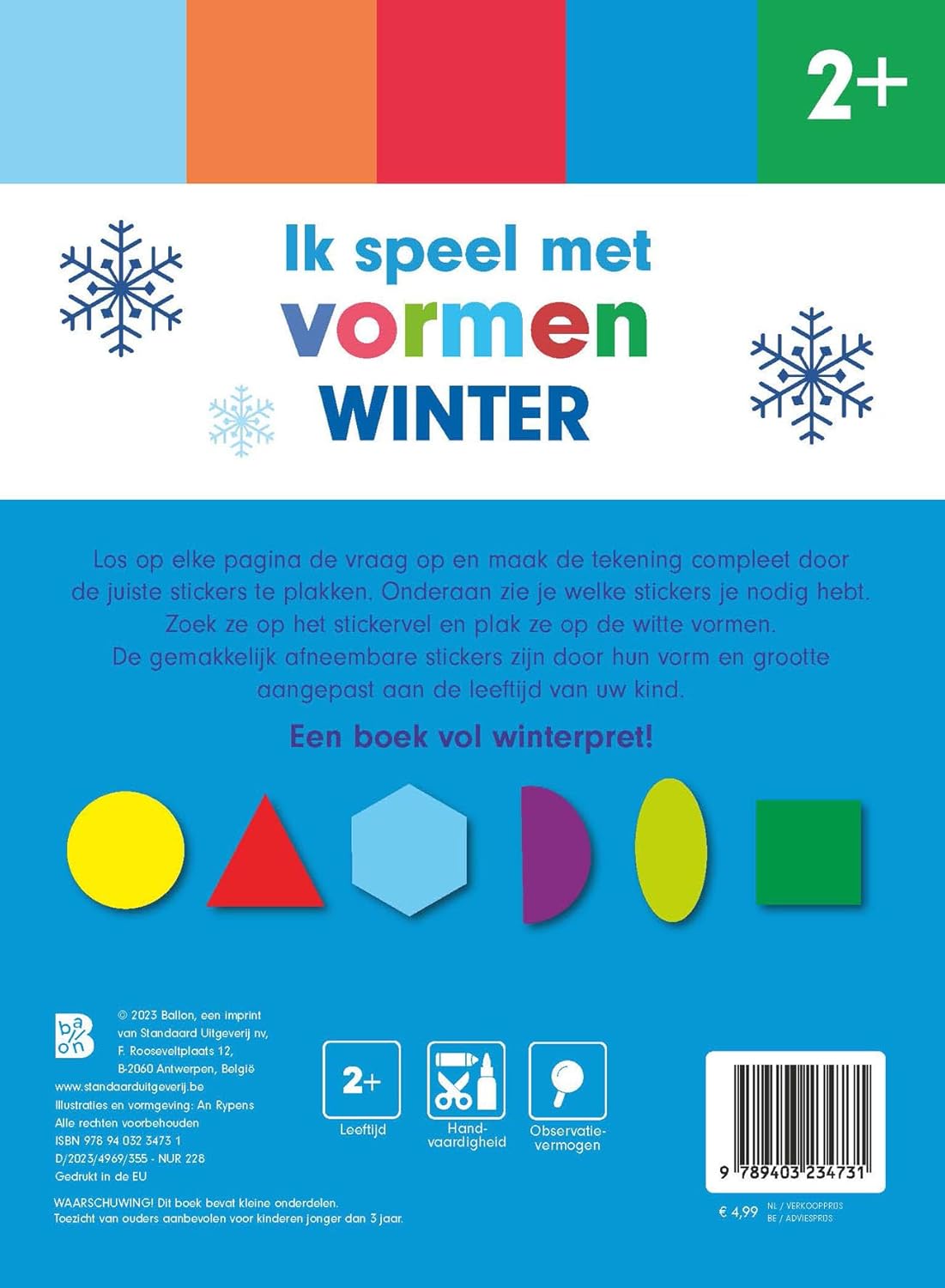 Standaard Uitgeverij - Ik Speel met Vormen - Winter