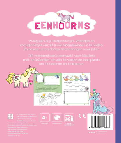 Standaard Uitgeverij - Mijn Eerste Vriendenboek - Eenhoorns