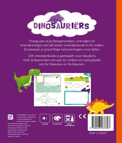 Standaard Uitgeverij - Mijn Eerste Vriendenboek - Dinosauriers