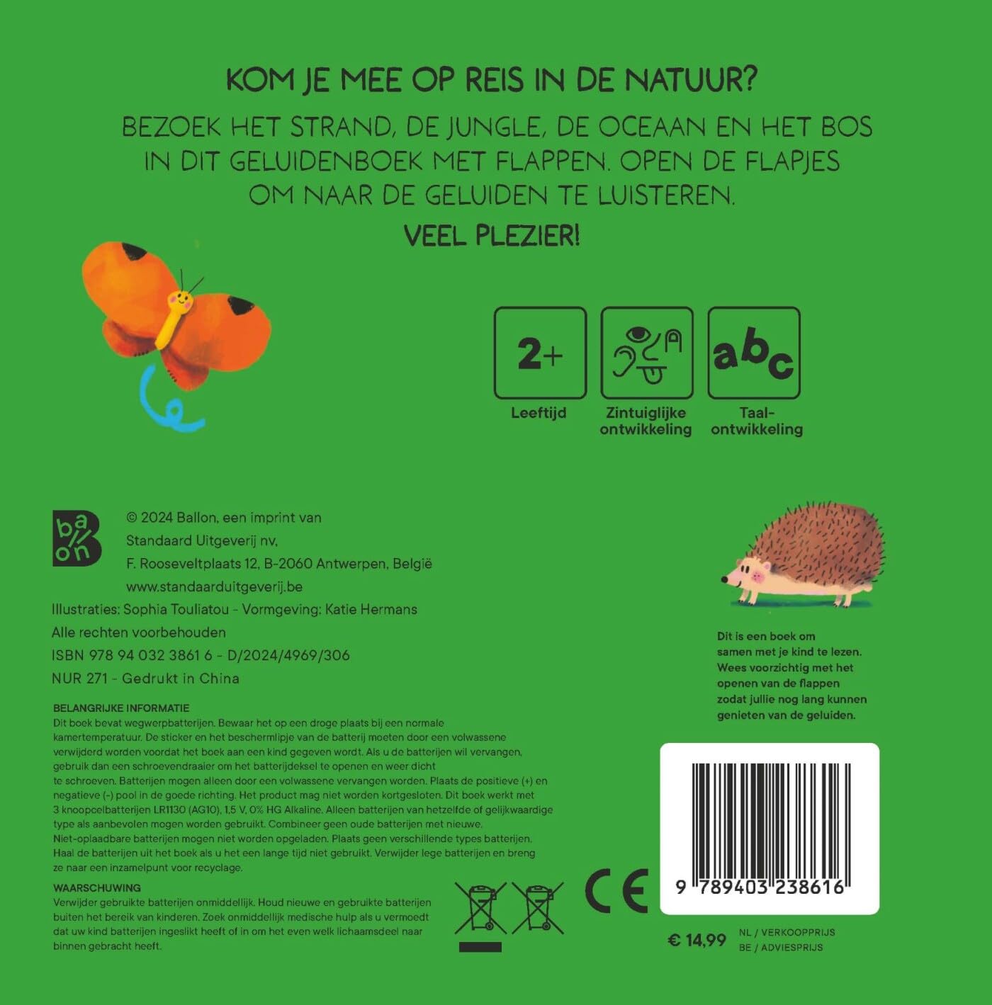 Standaard Uitgeverij - Luister en Ontdek - De Natuur 2+
