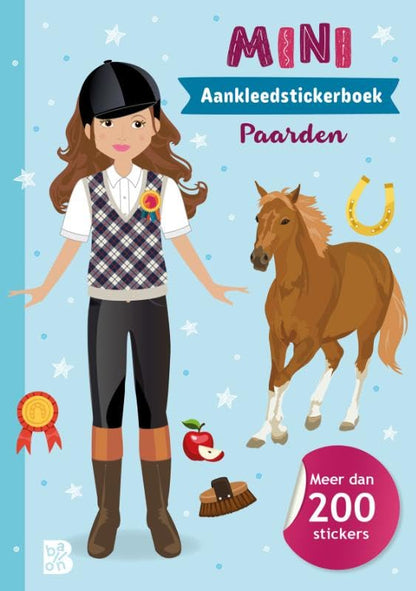 Standaard Uitgeverij - Mini Aankleedstickerboek - Paarden