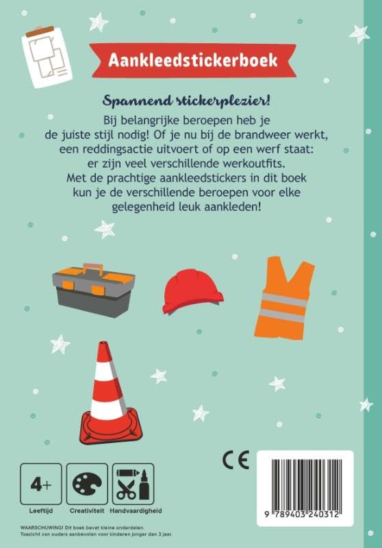 Standaard Uitgeverij - Mini Aankleedstickerboek - Beroepen