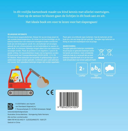 Standaard Uitgeverij - Mijn lichtjesboek - Voertuigen 2+