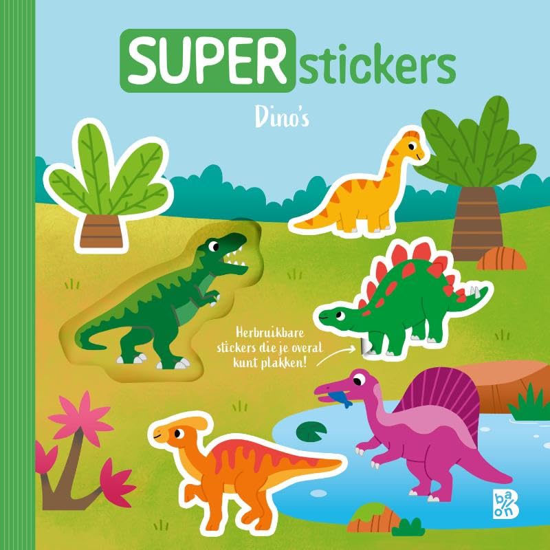 Standaard Uitgeverij - Superstickers - Dino\`s 18m+