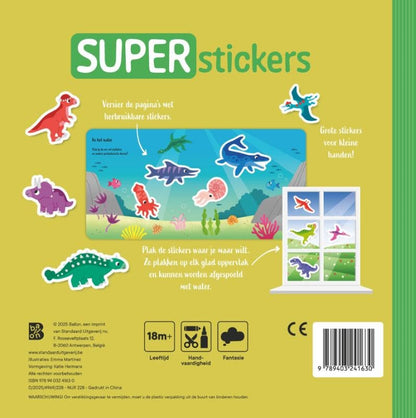 Standaard Uitgeverij - Superstickers - Dino\`s 18m+