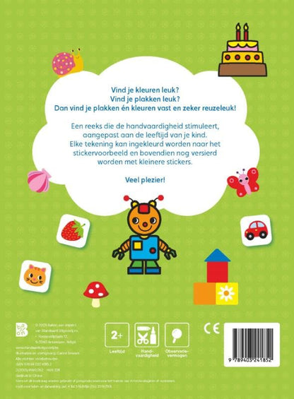 Plak en kleur woordjes