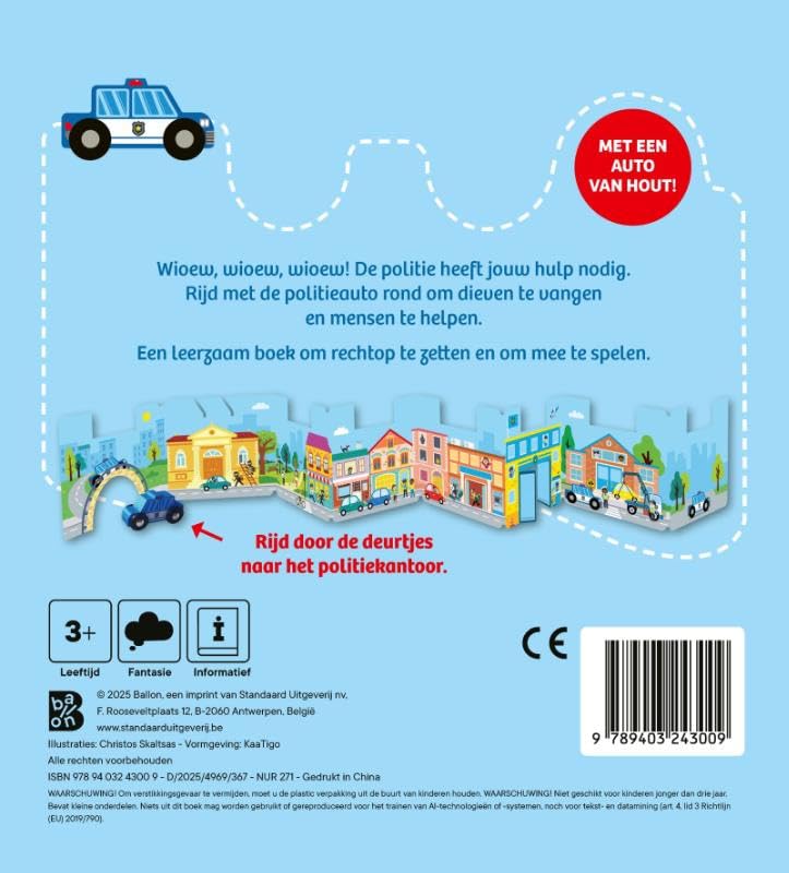 De politieauto