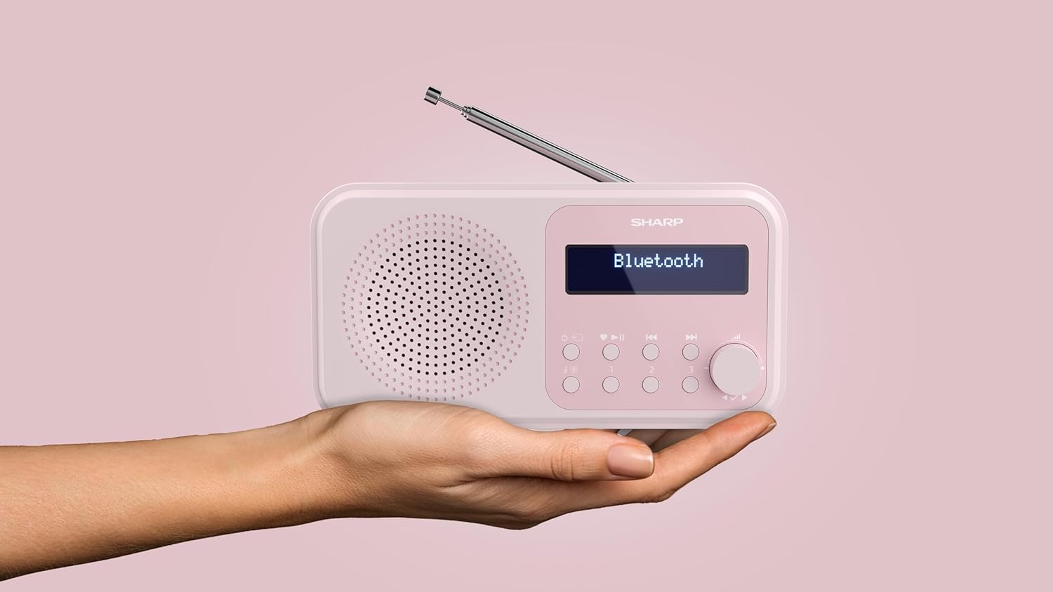 Radio Portatile Digitale Tokio Rosa