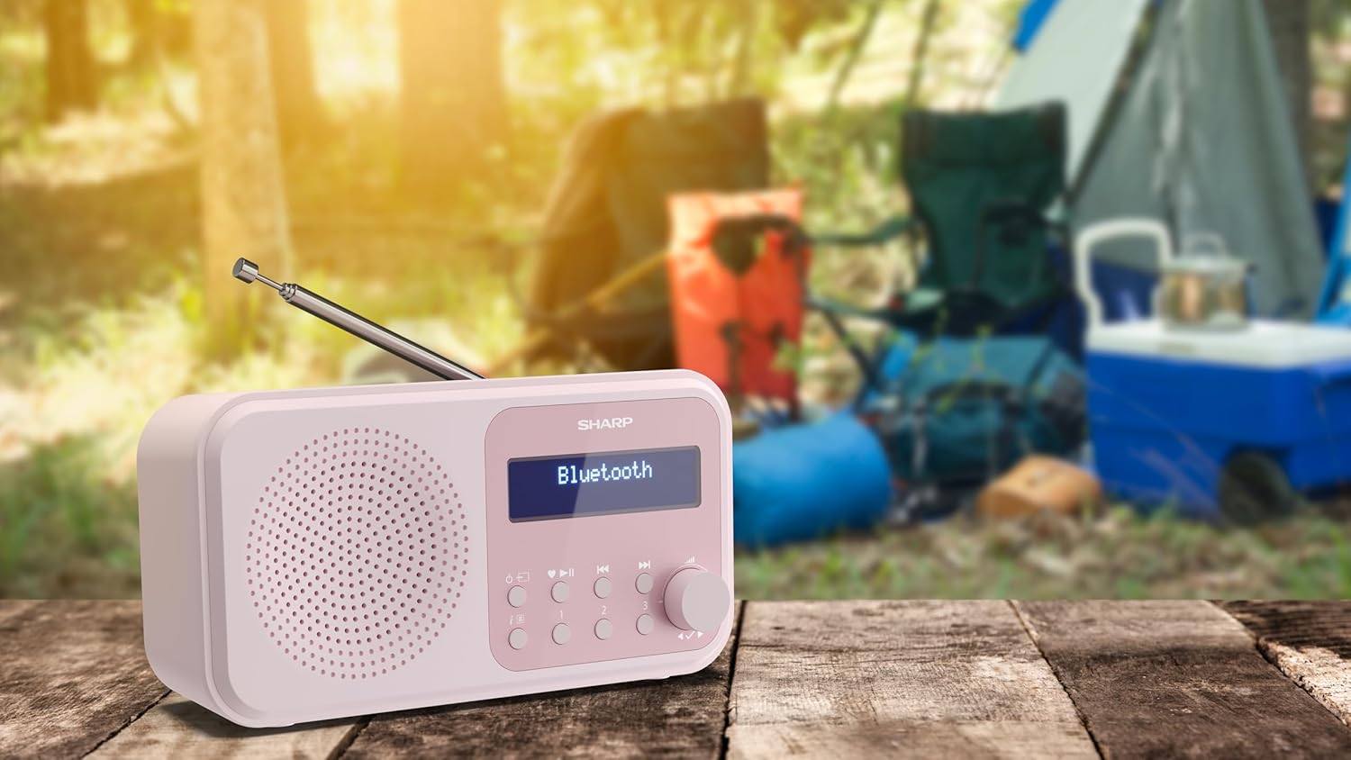 Radio Portatile Digitale Tokio Rosa