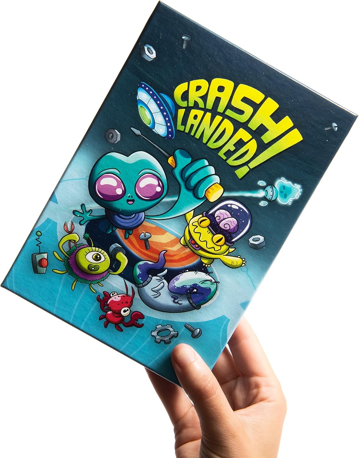 Crash Landed! Fast-paced Fun Family Card Game | 2+ Players | Adults & Kids Ages 8+ | Perfect for Game Night, Gifts, Travel & Family Fun