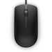 Dell Ms116 Wired Usb Mouse, 2-Buttons, 1000Dpi And Optical Tracking, Ambidextrous Design For Pc, Mac And Laptop, Black