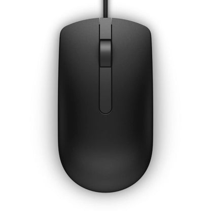 Dell Ms116 Wired Usb Mouse, 2-Buttons, 1000Dpi And Optical Tracking, Ambidextrous Design For Pc, Mac And Laptop, Black