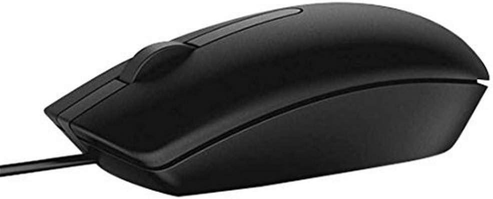 Dell Ms116 Wired Usb Mouse, 2-Buttons, 1000Dpi And Optical Tracking, Ambidextrous Design For Pc, Mac And Laptop, Black