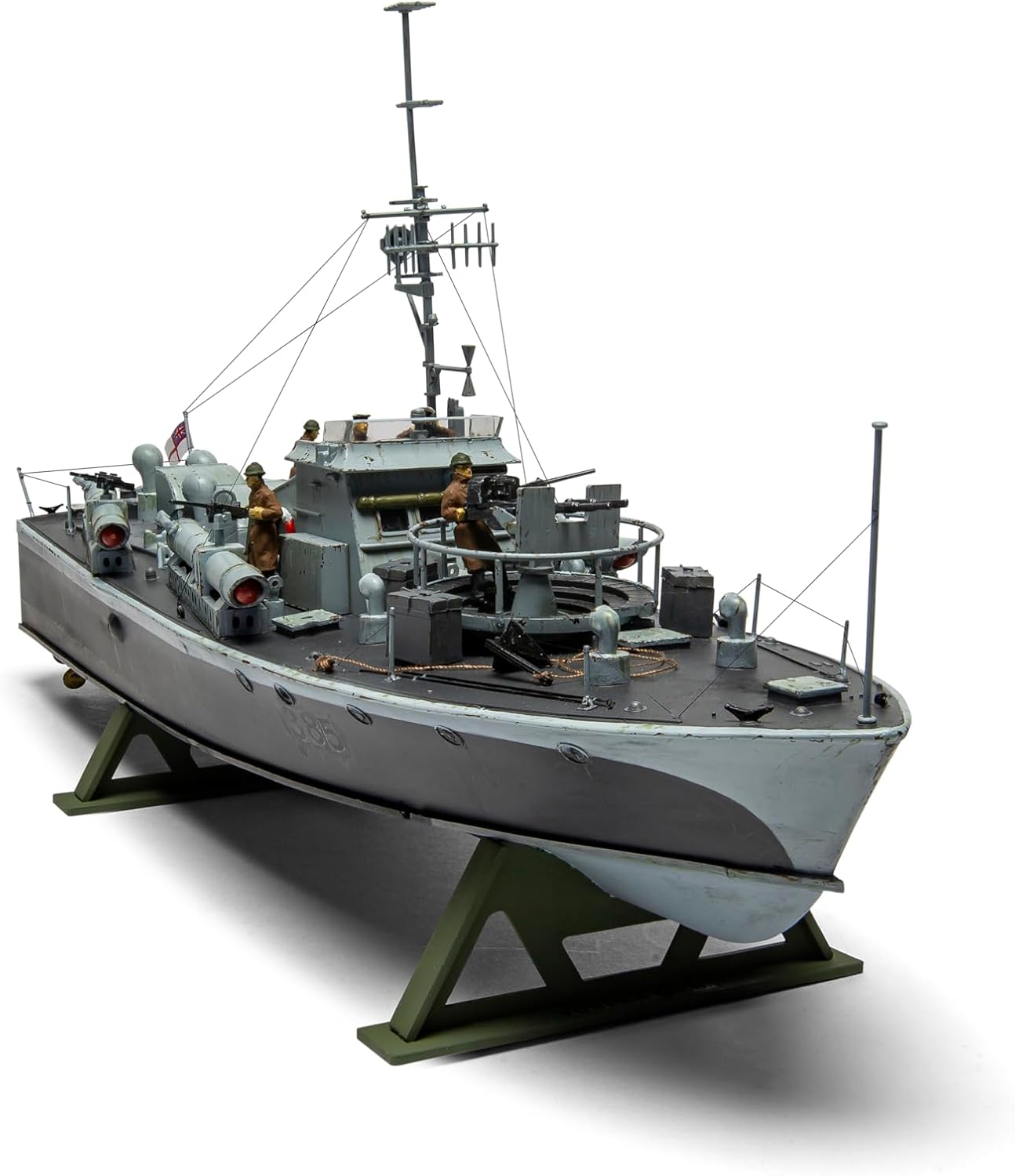 Airfix Vintage Classics Set - A05280V Vosper M.T.B - Plastic Model Watercraft Kits for Adults & Children 8+, Set Includes 189 Pieces - 1:72 Scale Model Boat Sets