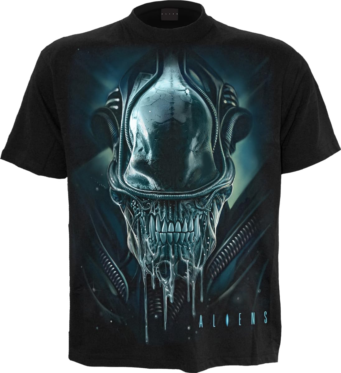 Alien - Xenomorph (Unisex Black T-Shirt Front ) Ex Large