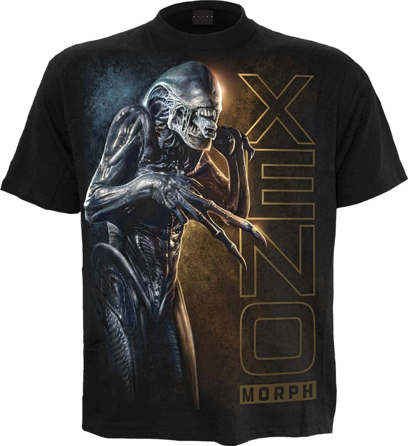 Alien - Xeno Portrait (Unisex Black T-Shirt Front ) Ex Ex Large