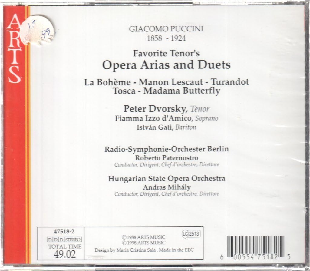 Opera Arias and Duets (Berlin Radio Orchestra/choir)
