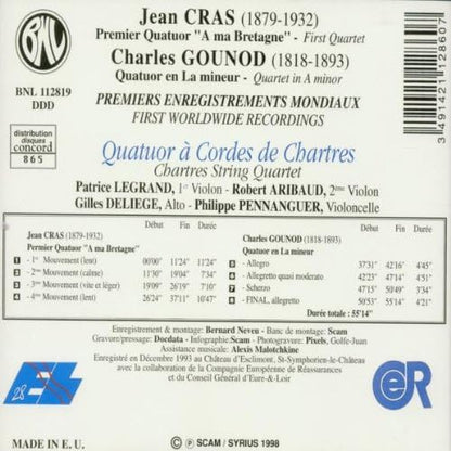 First Quartet 'A Ma Bretagne'/quartet in a Minor