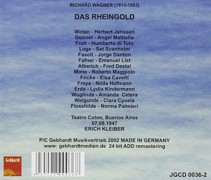 Das Rheingold (Kleiber, Teatro Colon Buenos Aires Orch.)