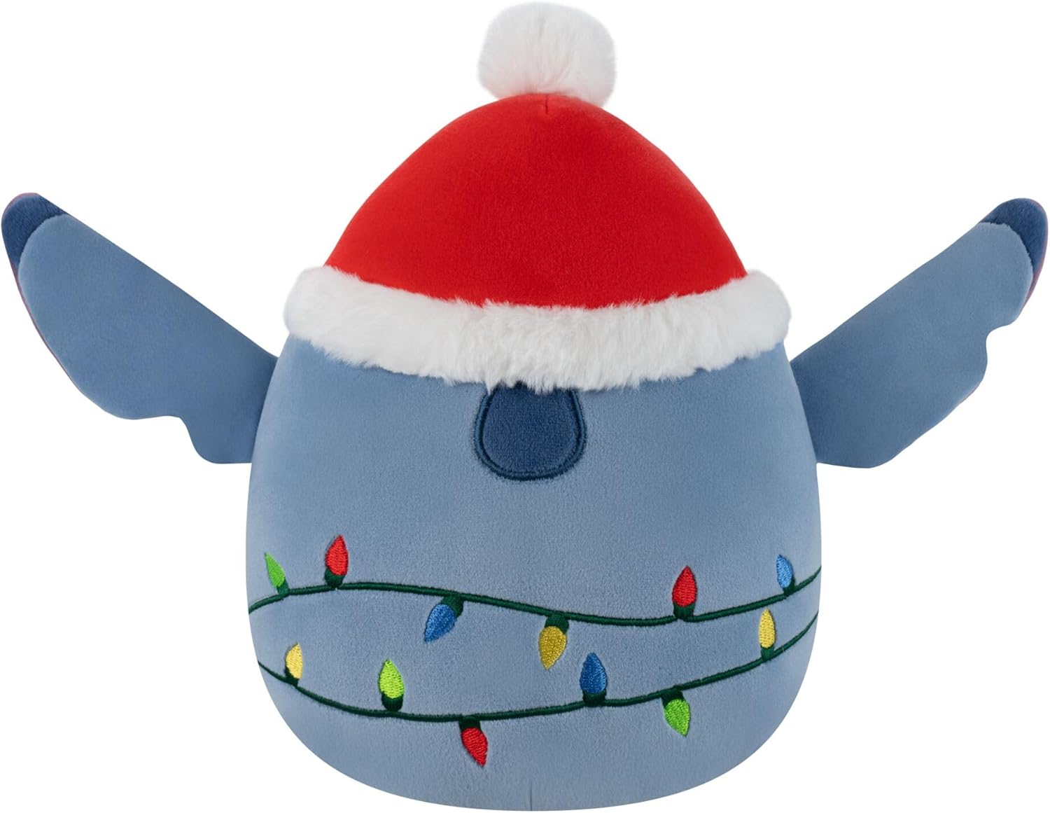 Squishmallows Original 8-Inch Disney Holiday Stitch with Santa Hat and String Lights | Collectable Cute Plush Toy, Cuddly Toys for Children, Soft Toys, Cute Teddies Suitable for Girls and Boys Ages 3+