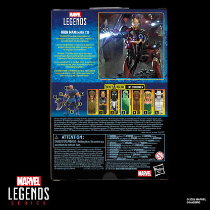 Marvel Legends Series, Figurine de Collection Iron Man (Mark 72) de 15 cm inspirée des Bandes dessinées