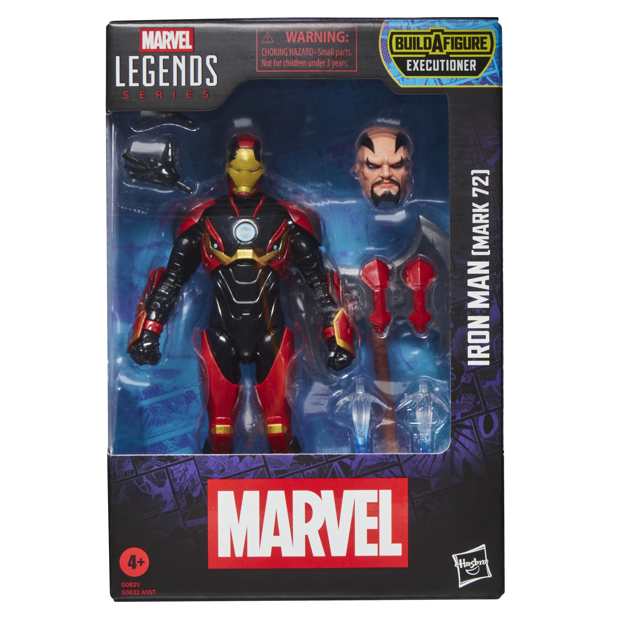 Marvel Legends Series, Figurine de Collection Iron Man (Mark 72) de 15 cm inspirée des Bandes dessinées