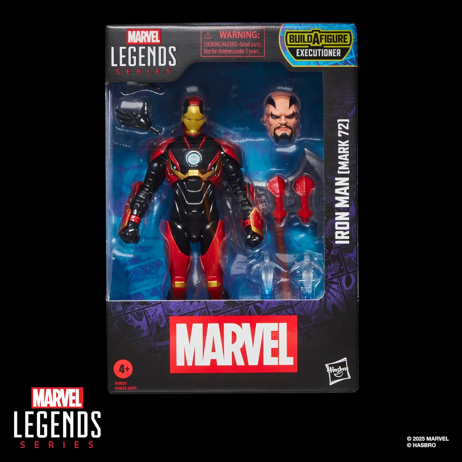 Marvel Legends Series, Figurine de Collection Iron Man (Mark 72) de 15 cm inspirée des Bandes dessinées