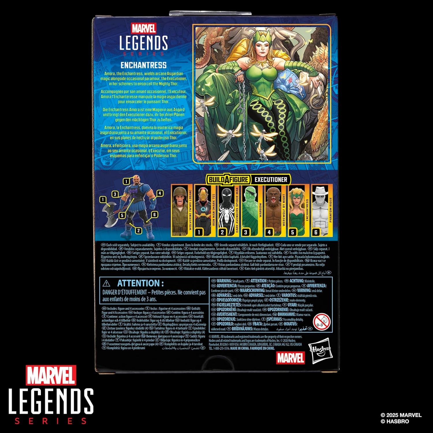Hasbro Marvel Legends Series - Incantatrice, action figure collezionabile ispirata ai fumetti di Thor