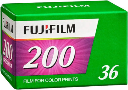 Fujifilm Fujicolor C200, ISO 200, 26 exposure, negative color film