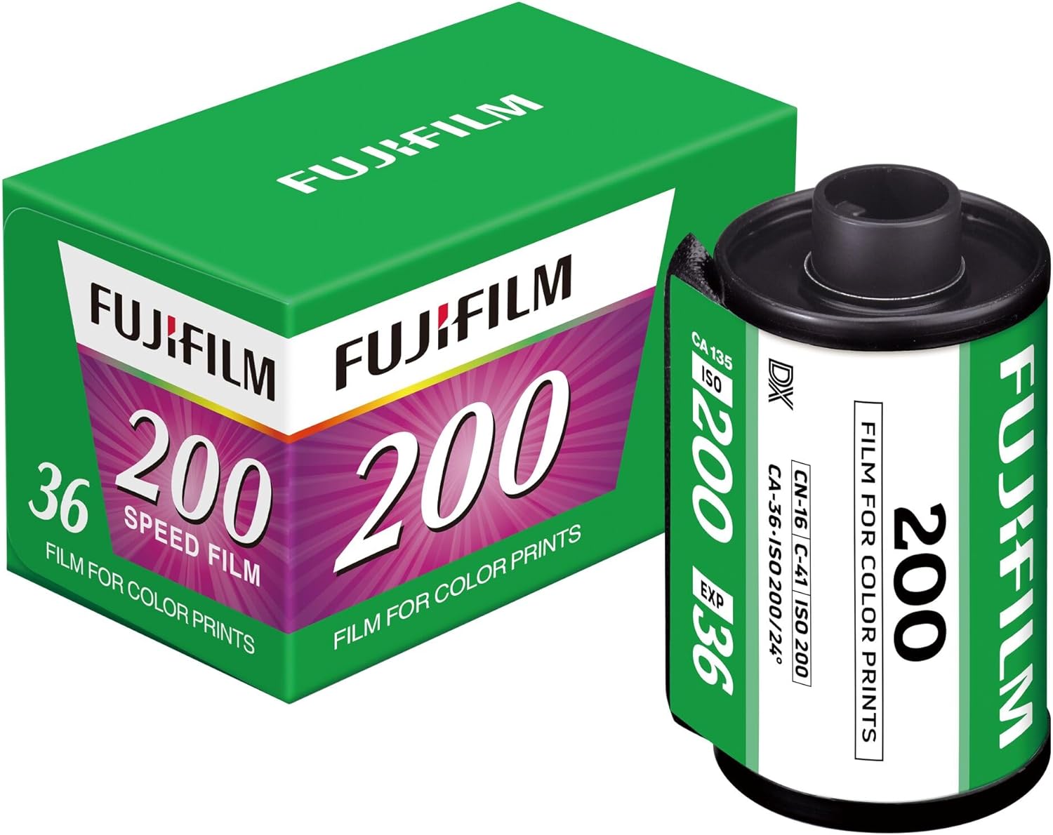 Fujifilm Fujicolor C200, ISO 200, 26 exposure, negative color film