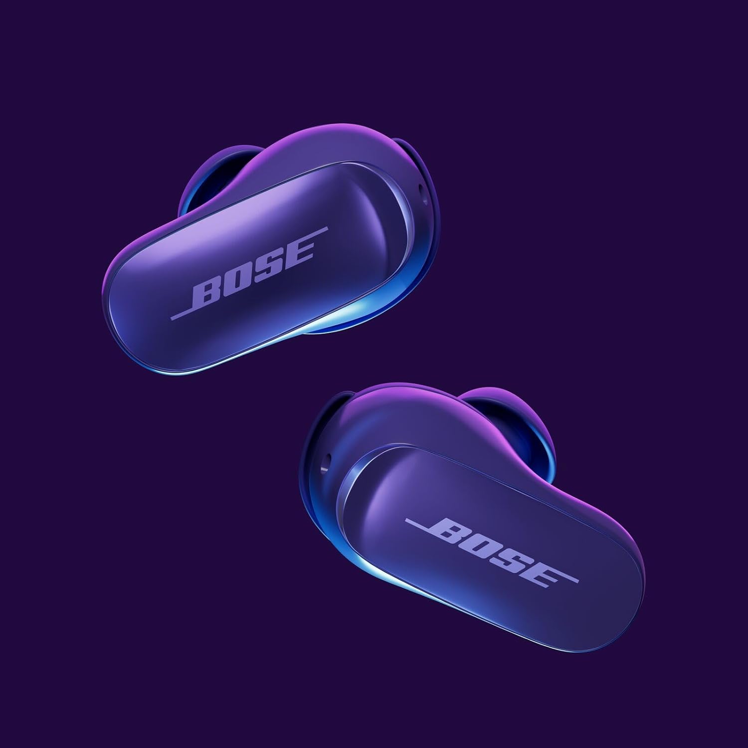 Bose QuietComfort Ultra Bluetooth Earbuds (2nd Gen), Wireless Noise Cancelling earbuds, Up to 6 hours battery, IPX4 Rating, Immersive Audio, Deep Bass, Midnight Violet - Limited Edition