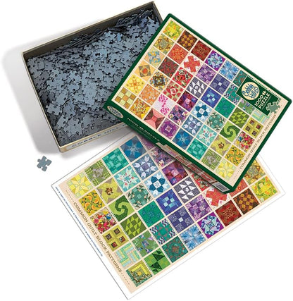 Cobblehill Puzzles 1000 pc -Common Quilt Blocks