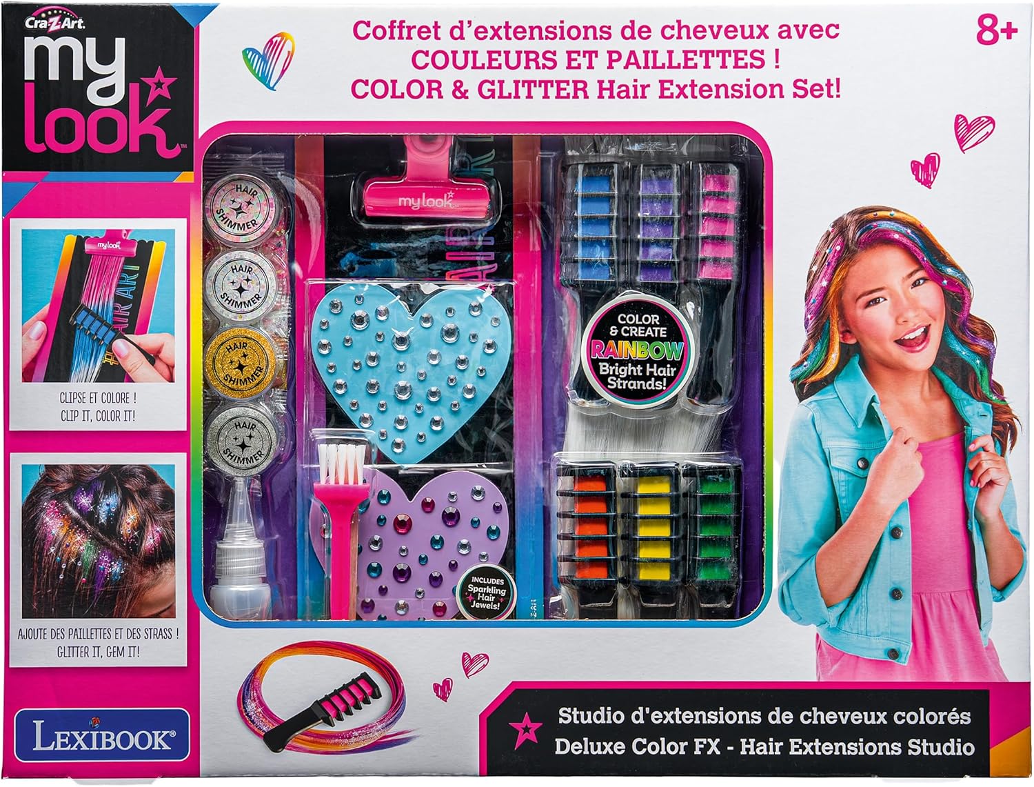 Cra-Z-Art - Deluxe Color Fx - Hair Extensions Studio (Crss11)